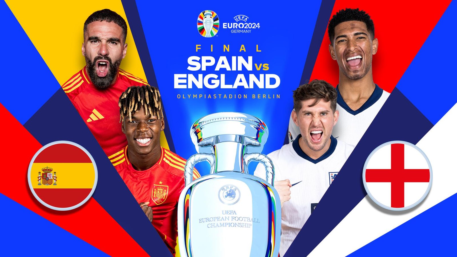 Spain vs England: Live Stream, TV Channel, Kick-off Time & Where to Watch Euro 2024 Final